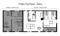 Accommodation The Deer First Floor / Ubytování Jelen Patro