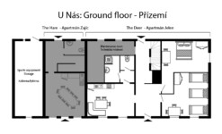 Accommodation The Deer Ground Floor / Ubytování Jelen Přízemí